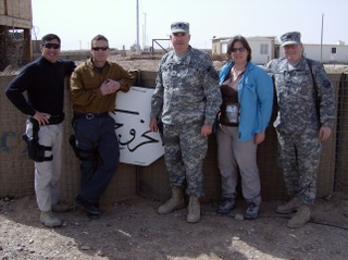 Me and team at Camp Ashraf